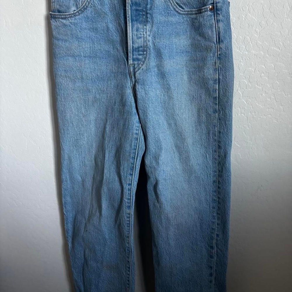 Levi's rib cage straight light wash